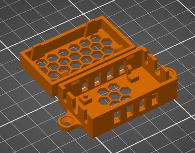 LM2596 Buck converter case (table mounted)
