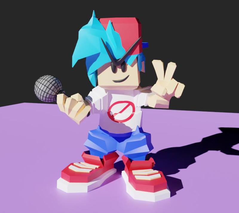 Friday Night Funkin - Boy [Rigged].