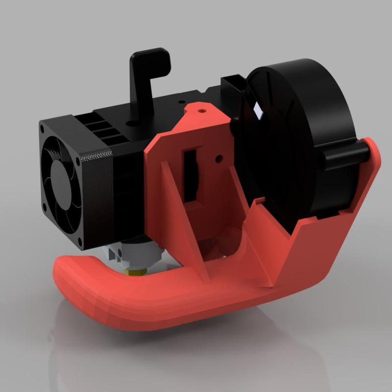 BIQU H2 5015 Part Cooling Fan Duct (Hero Me remix)