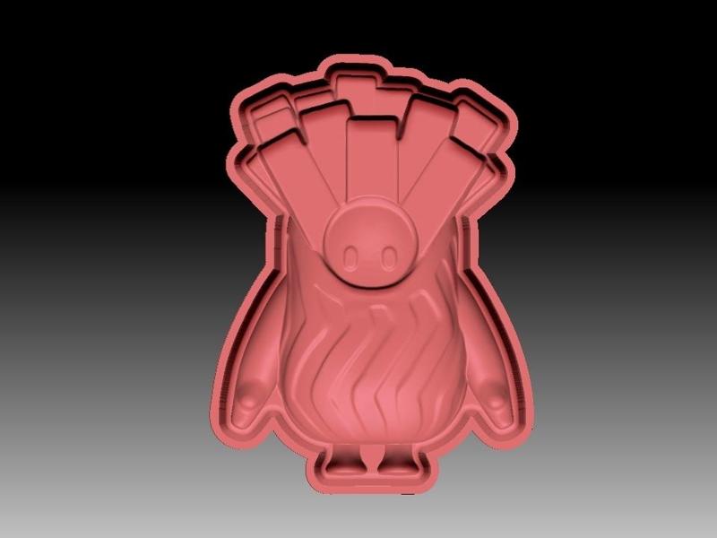 FALL GUYS FRIES BATH BOMB MOLD