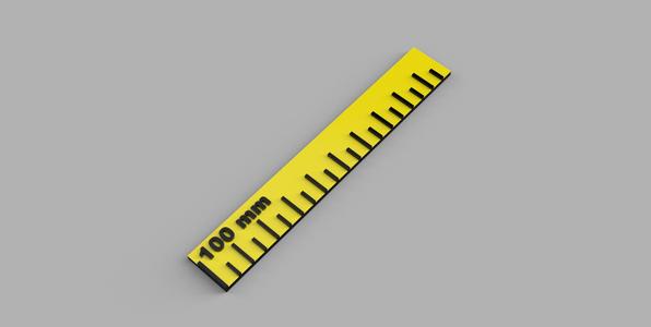 100mm Ruler