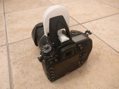 Pop-up flash diffuser (for Nikon D7200)