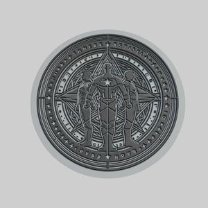 The Marvels Medallion CNC The Marvels 3d Printer Obj Stl