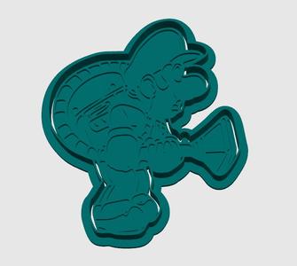 Luigi Mansion Cookie Cutter