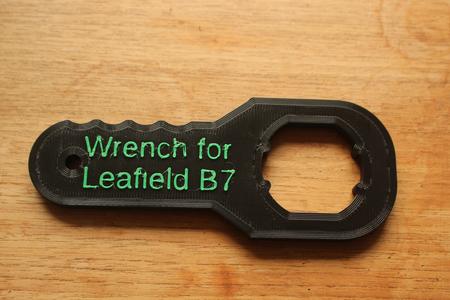 Wrench tool for Leafield A7 B7 valves