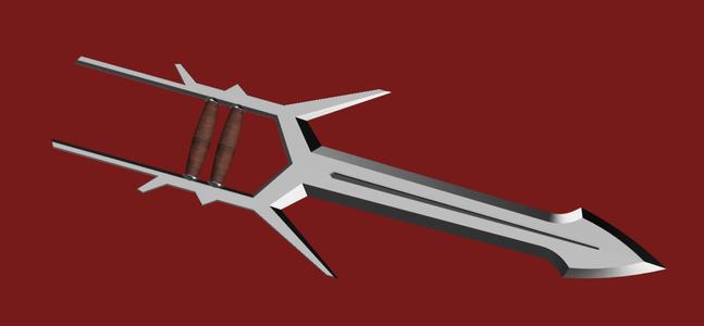 Arcane: League of Legends - Ambessa Medarda sword 3D model