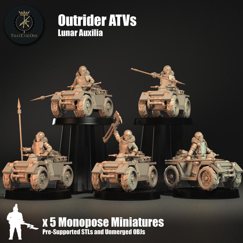 Lunar Auxilia Outriders - Presupported