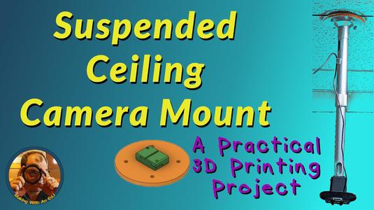 Suspended Ceiling Camera Mount