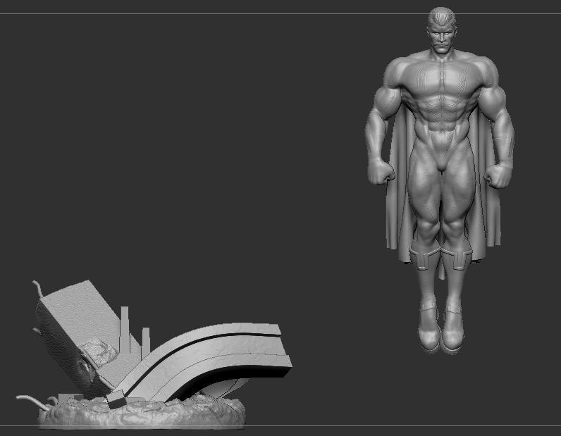 Omni-Man (Nolan Grayson) - Fully Articulated 3D Printable Superhero Model