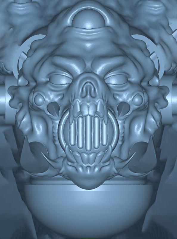 Warhammer 40k - Custom Noise Marine Terminator Helmet