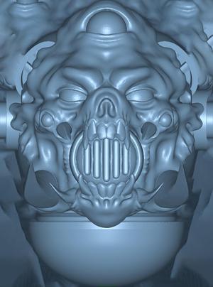 Warhammer 40k - Custom Noise Marine Terminator Helmet