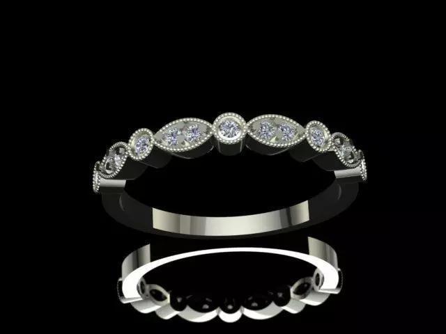 Diamond Rings Tiffany Style