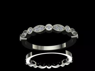 Diamond Rings Tiffany Style