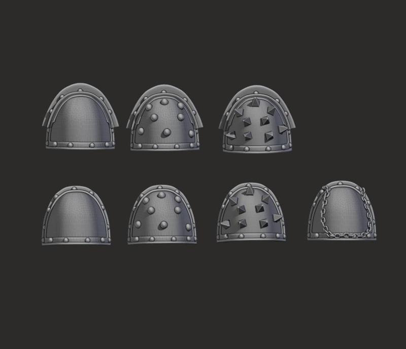 Rivet armour shoulderpads pack