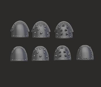 Rivet armour shoulderpads pack