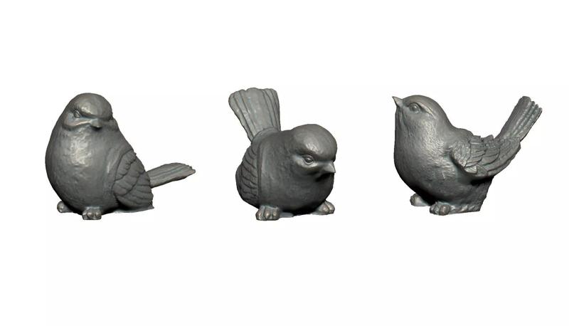 Three sparrows