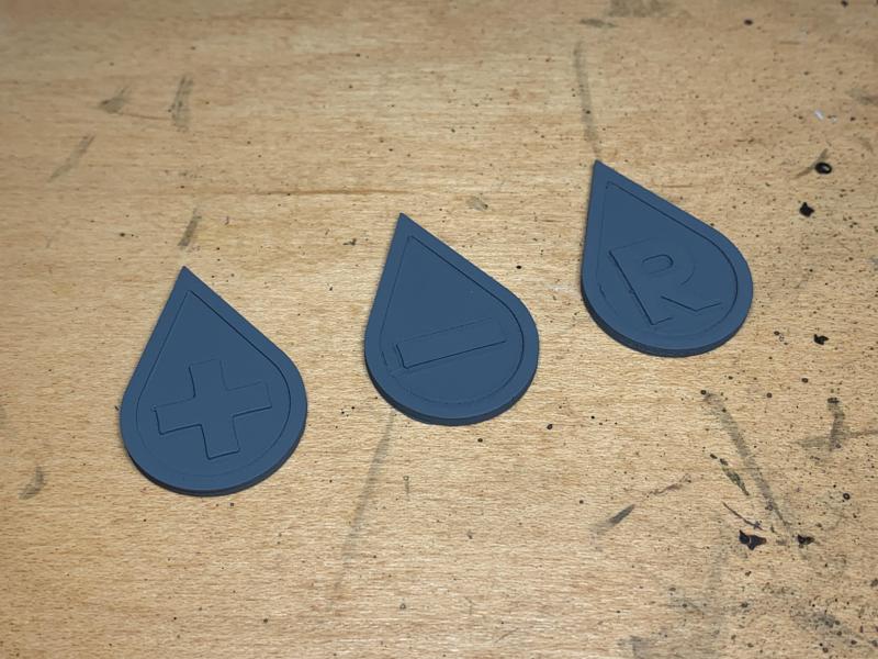 40k Wound Buff Markers