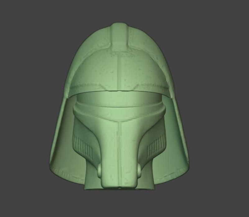 Imperial Melee Unit Star Wars the force Unleashed Bust Head, and Vase for 3d printing