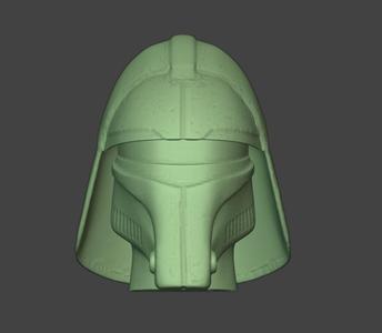 Imperial Melee Unit Star Wars the force Unleashed Bust Head, and Vase for 3d printing