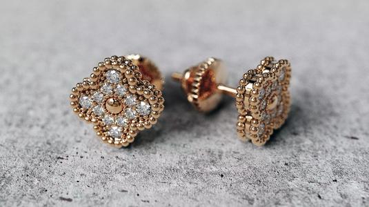 Van Cleef Alhambra Studs Earrings