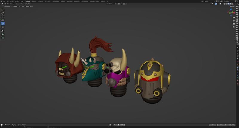 Heretics Helmets Lot