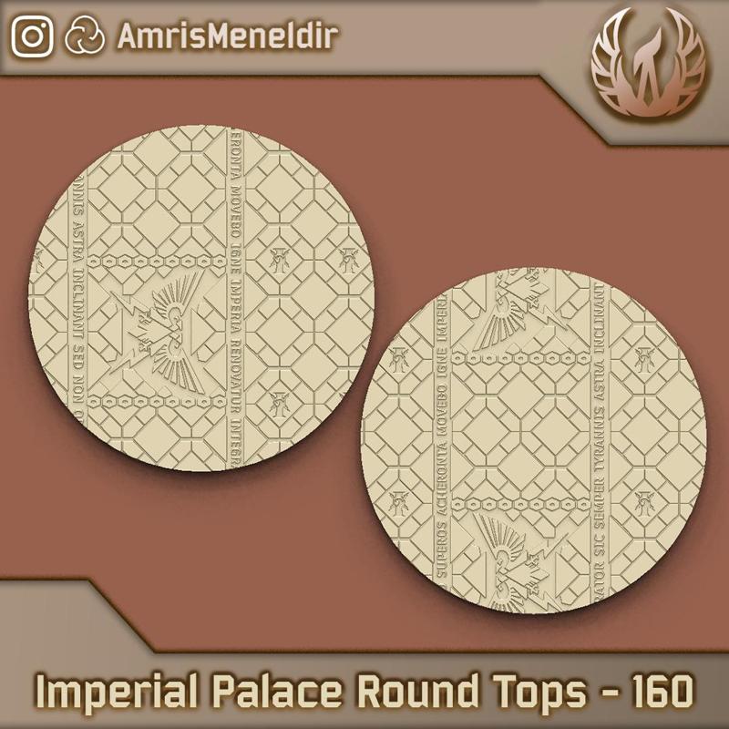 160MM Round Base Tops - Imperial Palace