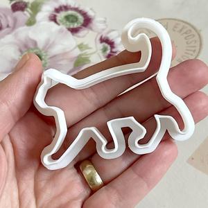 Walking Cat cookie cutter, walking cat, cat, cat shape, 5 sizes, Animal cookie cutter, mold cutter, clay cutter
