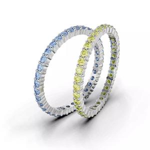 Ring Ukraine Flag Blue Yellow ETERNITY