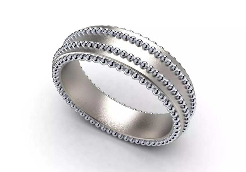 Ring Wedding Band Men Ring CAD Design-RNN
