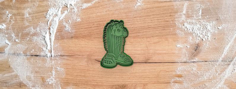 IL CACTO HIPOPOTAMO cookie cutter from Brainrot Italian