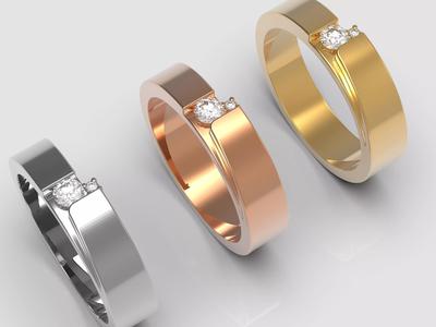 Ring with diamonds