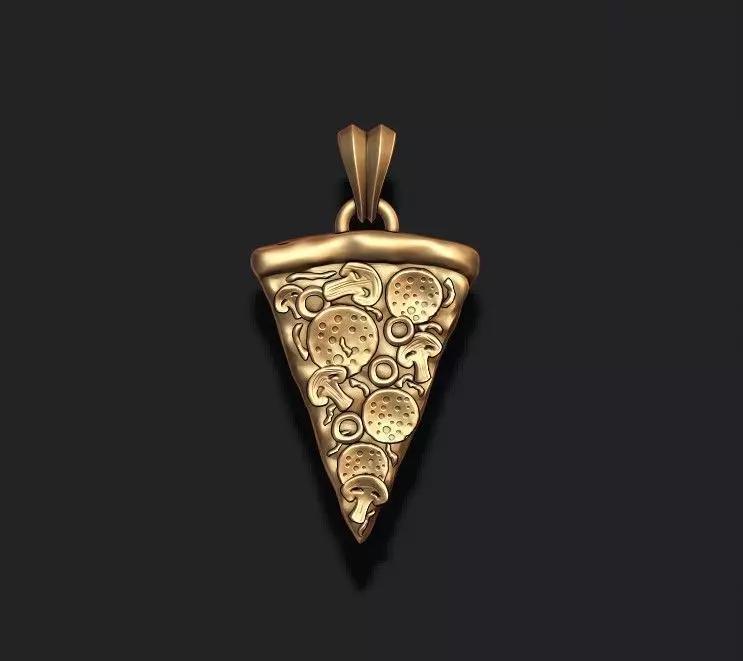 Pizza slice pendant