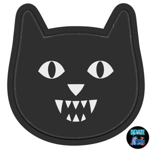Halloween Scary Evil Spooky Cat Cookie Cutter & Stamp