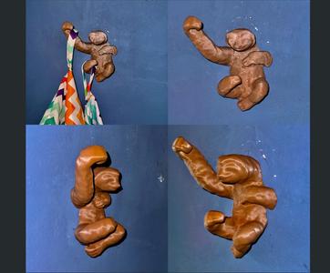 sweet Sloth coat hook with wall mount
