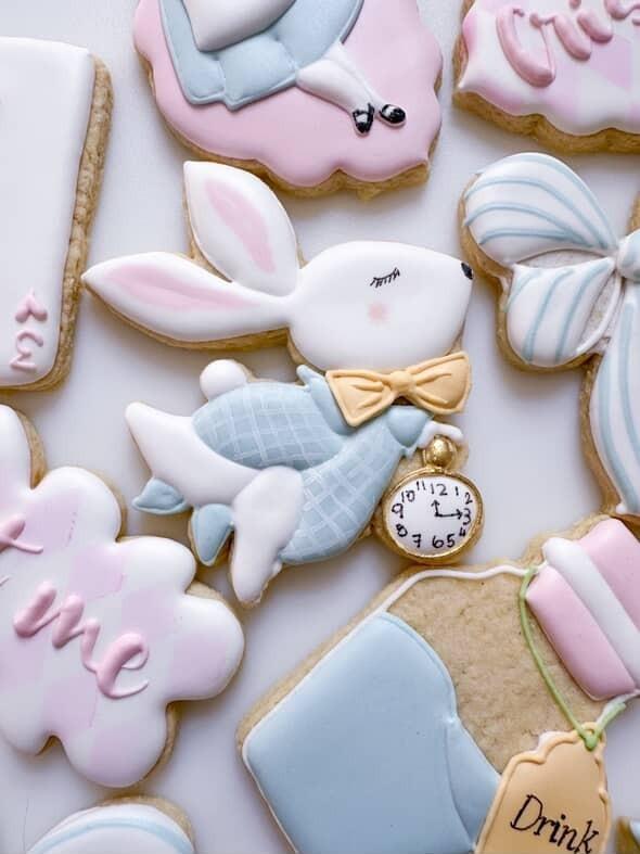 4 sizes - Rabbit Alice in Wonderland Cookie Cutter - SHARP cutting edges - So Versatile!