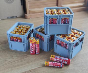 Beer crate AAA battery holder
