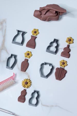 Clay Cutter - Cookie cutters - Fondant cutters: Vase