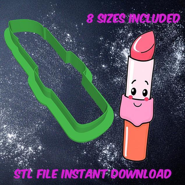 Lipstick cookie cutter