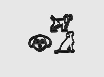 Dog cookie cutter