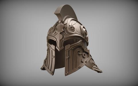 Fantasy Warrior Helmet – 3D Printable STL File