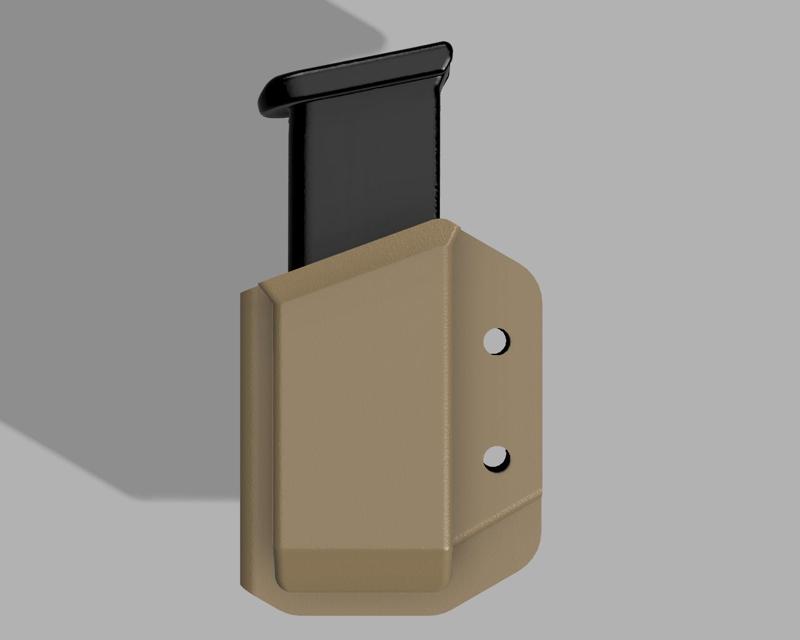 SINGLE OWB GLOCK 43x 48 MAGAZINE  (MRD OR RUBBER SPACERS) COMPRESSION MOLD