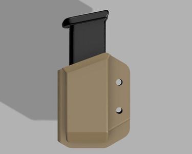SINGLE OWB GLOCK 43x 48 MAGAZINE  (MRD OR RUBBER SPACERS) COMPRESSION MOLD