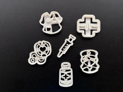 Medicine Cookie Cutter Collection – 6 Designs