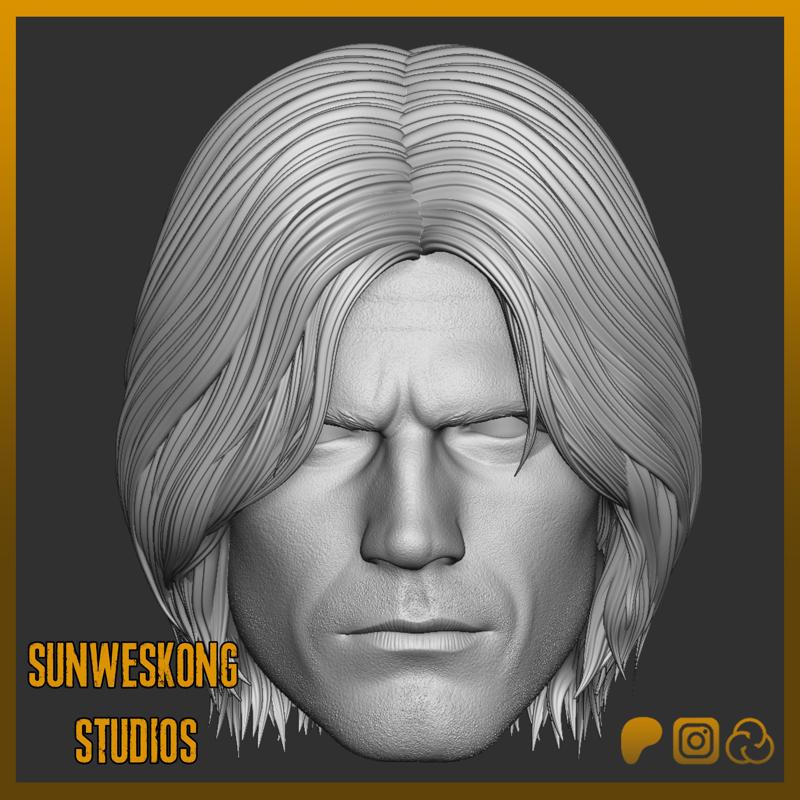 Devil May Cry 5 Dante Neutral Headsculpt