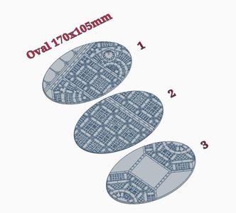 Oval Bases "Walkway" 170x105mm