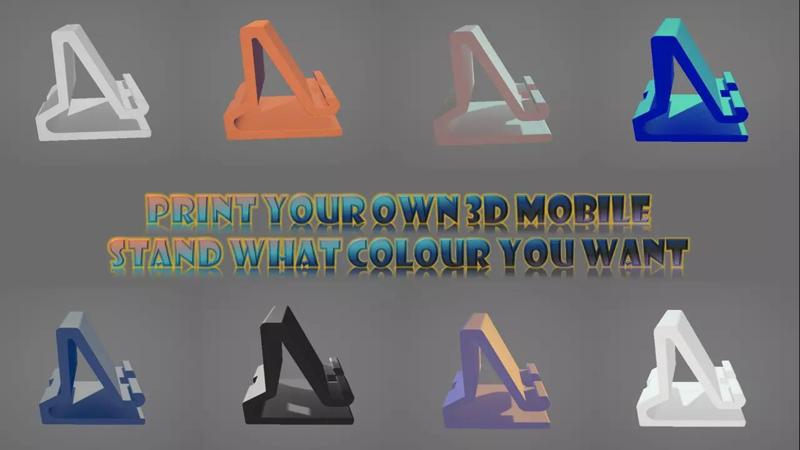 Mobile or Phone Stand - 3D Printable