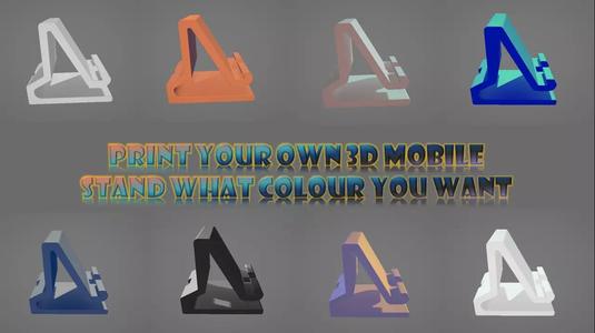Mobile or Phone Stand - 3D Printable
