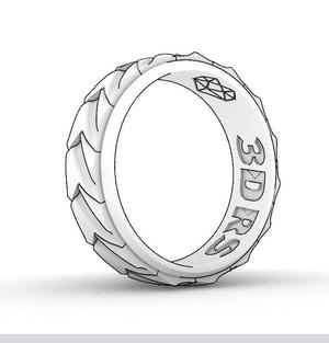 Men's Ring "Rock" - STL File for 3D Printing Men's Ring "Rock" - STL File for 3D Printing