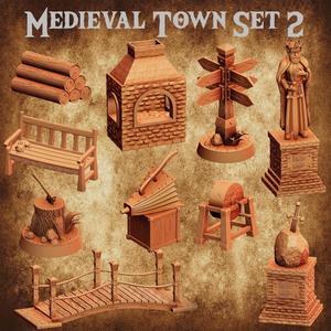Medieval Town Terrain Set 2