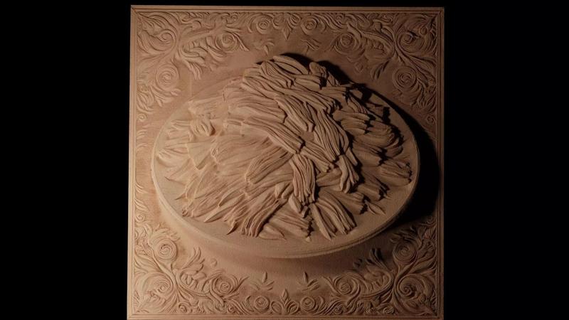 Pulled Pork CNC 3d Print High Relief Sand Casting